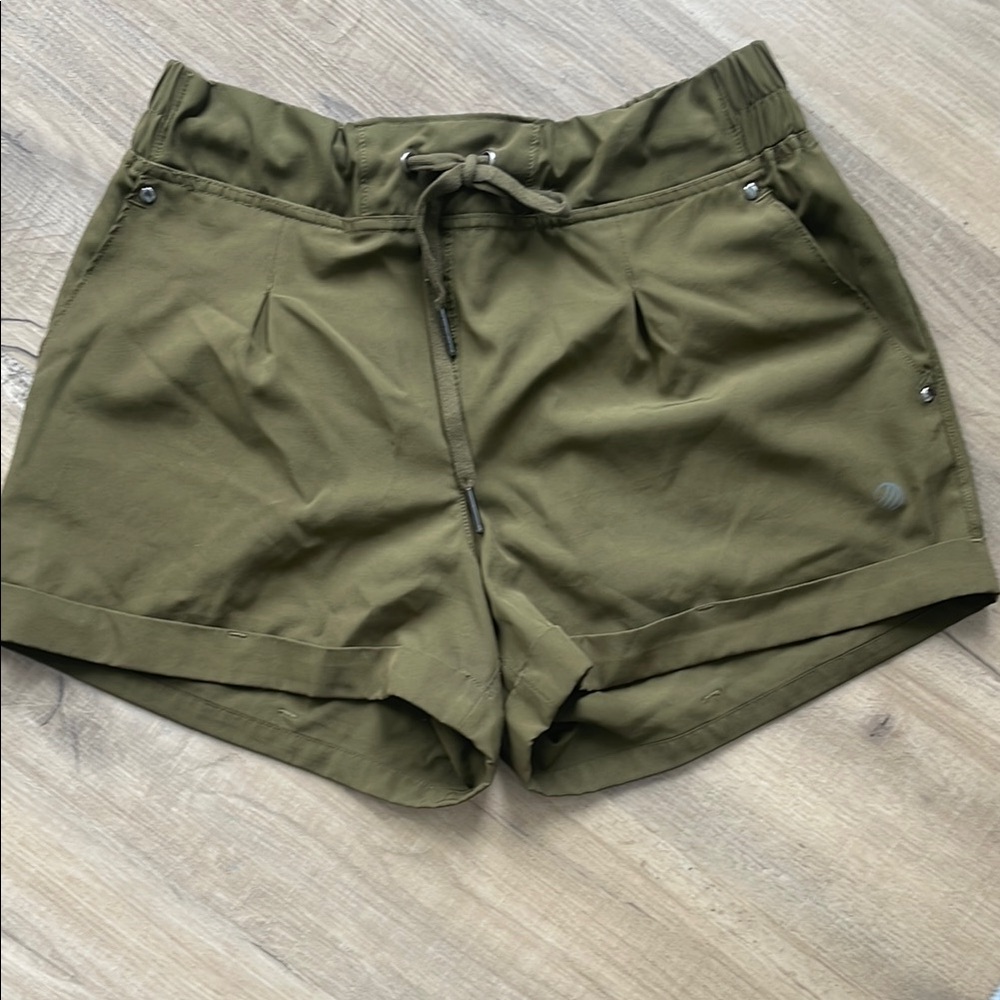 Olive Green Women's Shorts
